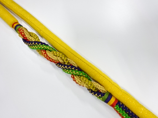 JAPANESE KIMONO / HAND-TIED OBIJIME CORD FOR FURIOSDE 